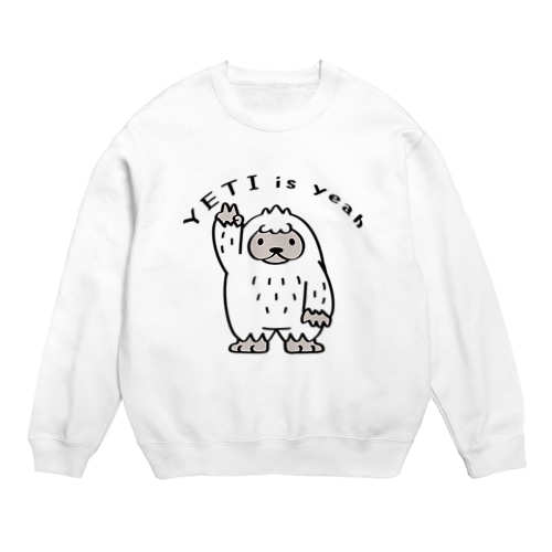 CT104 YETI is yeah*A*とうちゃん Crew Neck Sweatshirt