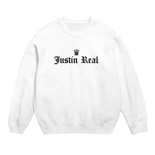 Justin Real ロゴスウェット淡色ver. Crew Neck Sweatshirt