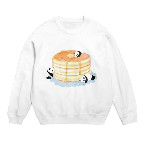 パンケーキパンダちゃん Crew Neck Sweatshirt