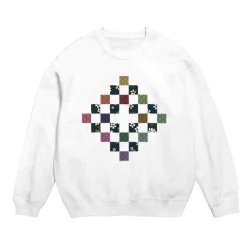 色彩和格子 Crew Neck Sweatshirt