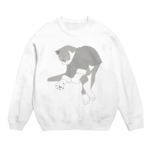 猫功夫(猫カンフー) Crew Neck Sweatshirt