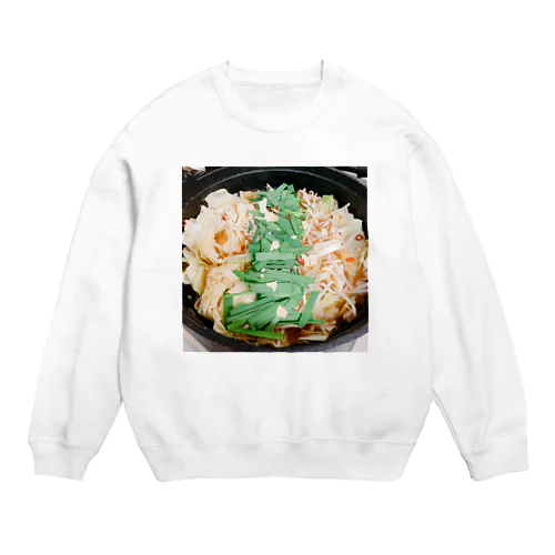 もつ鍋 Crew Neck Sweatshirt