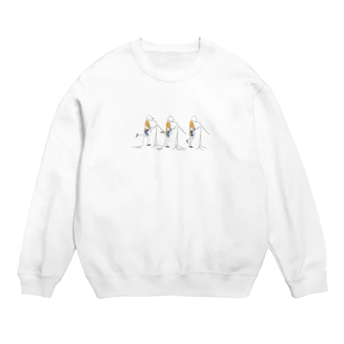 BAND KICK×3 Crew Neck Sweatshirt