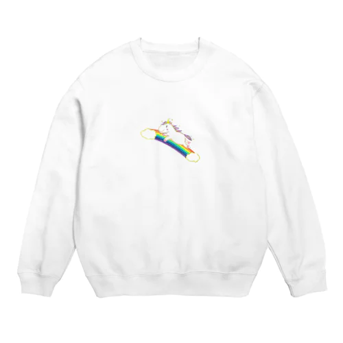 『ユニコーンはどこにいるの？』 Crew Neck Sweatshirt