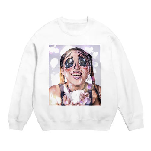 エロ漫画少女風 Crew Neck Sweatshirt