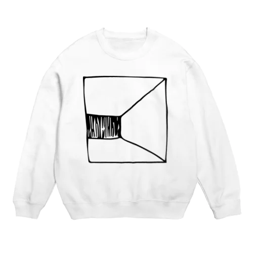 奥行き、奥ゆかし Crew Neck Sweatshirt