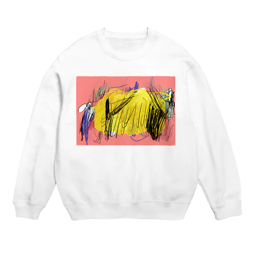 ピンク犬 Crew Neck Sweatshirt