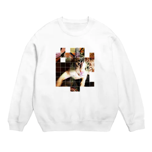 猫になりたいシリーズ Crew Neck Sweatshirt