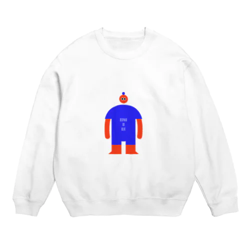 despair so blue Crew Neck Sweatshirt