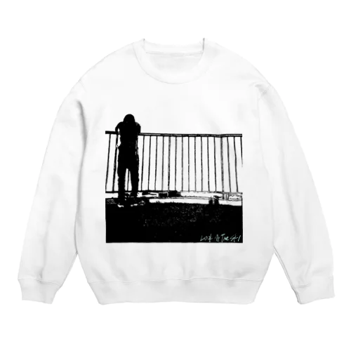 LOOK UP THE SKY Crew Neck Sweatshirt