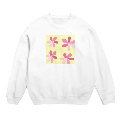 春の足音🌸🐝🌸 Crew Neck Sweatshirt