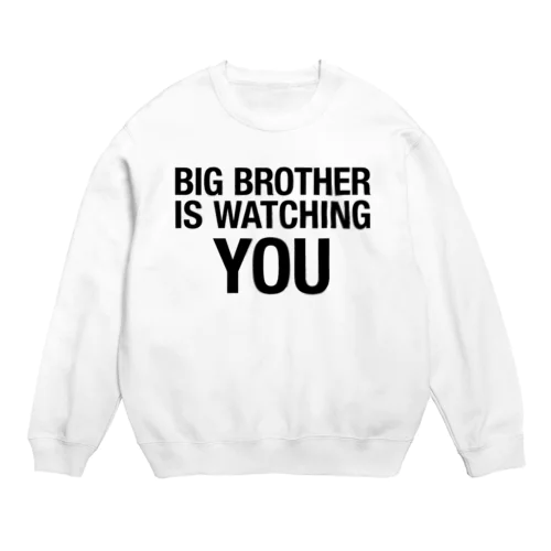 1984年 BIG BROTHER （黒文字） Crew Neck Sweatshirt