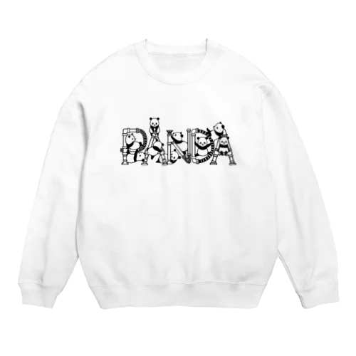 配管パンダ Crew Neck Sweatshirt