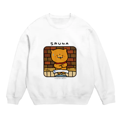 柴犬ラク（サウナ） Crew Neck Sweatshirt