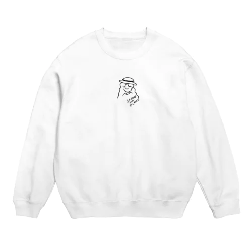 a girl Crew Neck Sweatshirt