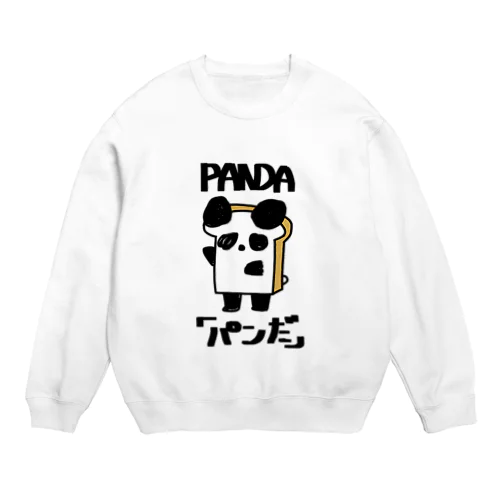 ぱんだ Crew Neck Sweatshirt