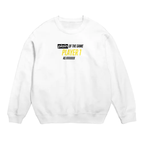 plain of the game Crew Neck Sweatshirt