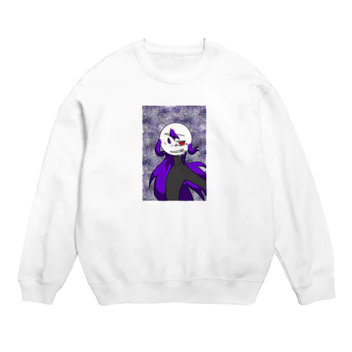 未練ゴースト霞ちゃん Crew Neck Sweatshirt