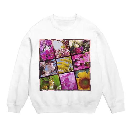 Flower Crew Neck Sweatshirt