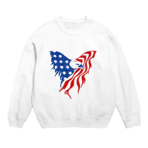 American Bald Eagle Crew Neck Sweatshirt