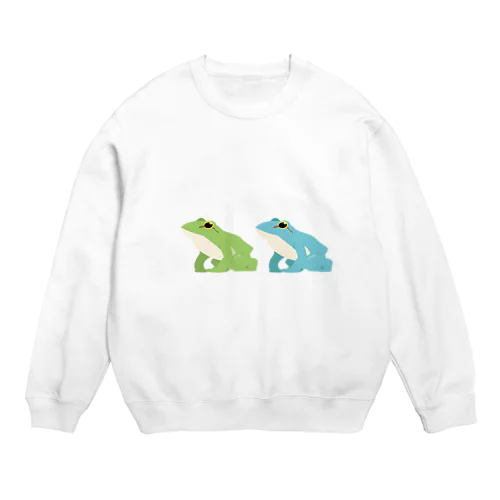 アマガエルさん Crew Neck Sweatshirt