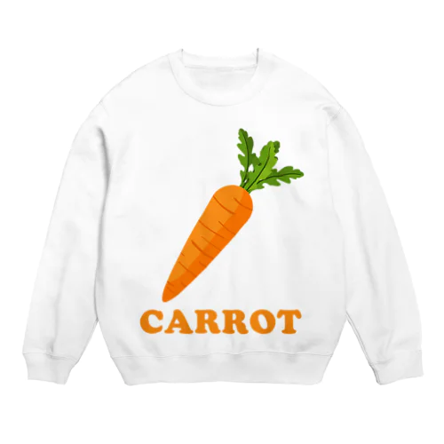 CARROT-ニンジン- Crew Neck Sweatshirt