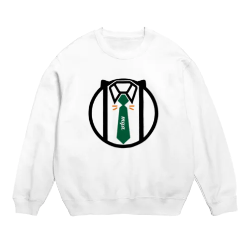 パ紋No.2878 mya   Crew Neck Sweatshirt