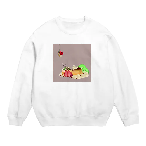 めっちゃうまいアラモード Crew Neck Sweatshirt