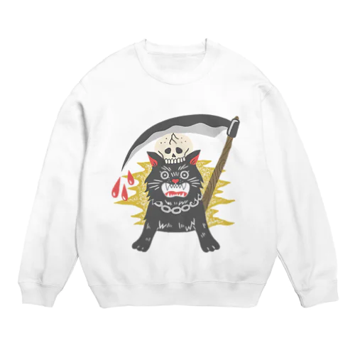 Reaper cat Crew Neck Sweatshirt