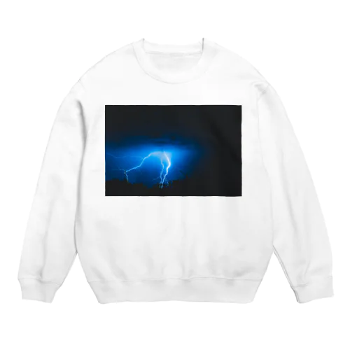 Blue thunder Crew Neck Sweatshirt