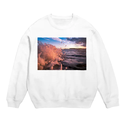 wave Crew Neck Sweatshirt