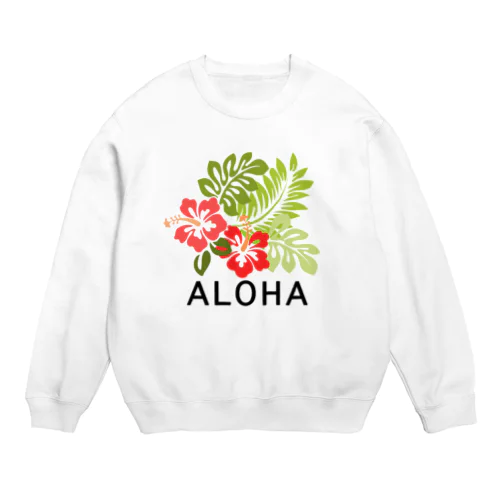 ALOHA プルメリア スウェット