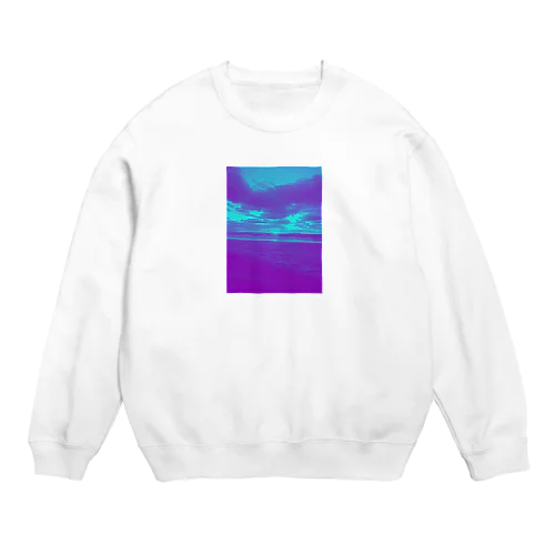 FmE-『景色』-海 Crew Neck Sweatshirt