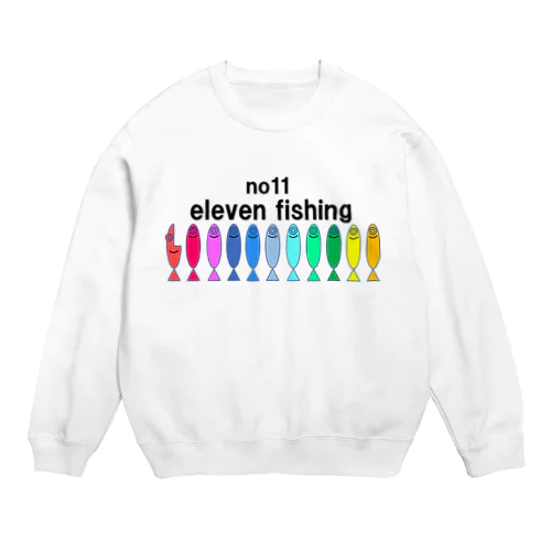 elevenfishing（フルカラーロゴ） Crew Neck Sweatshirt