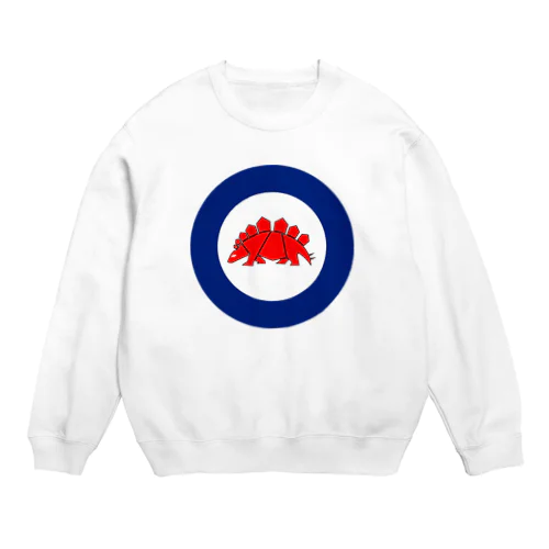 ターゲットマーク(ステゴサウルス) Crew Neck Sweatshirt