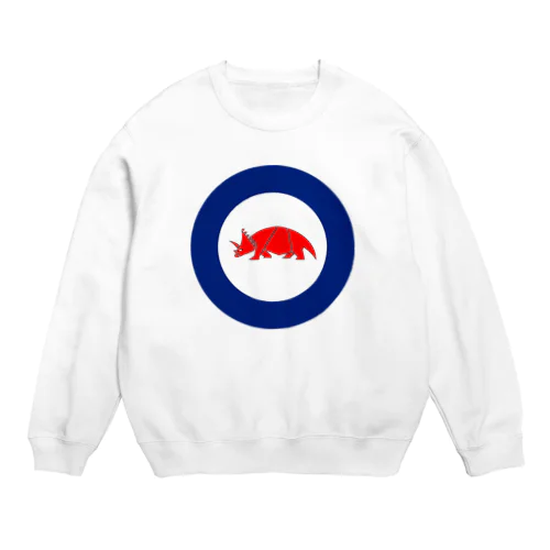 ターゲットマーク(トリケラトプス) Crew Neck Sweatshirt