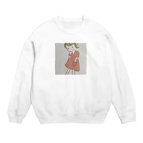 何してるの？ Crew Neck Sweatshirt