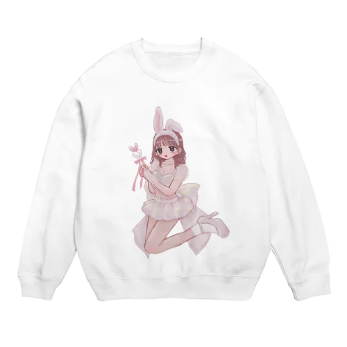 うさπ Crew Neck Sweatshirt