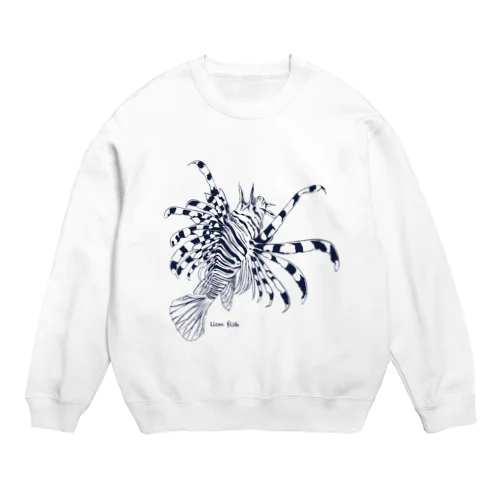 ミノカサゴ Crew Neck Sweatshirt