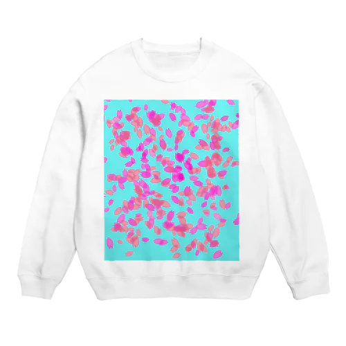 春の桜 Crew Neck Sweatshirt