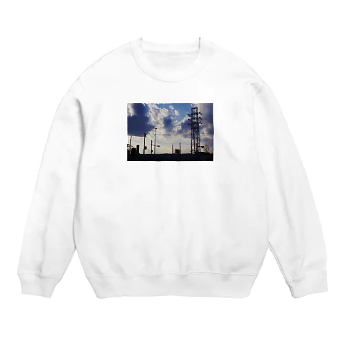 いい日の夕暮れ Crew Neck Sweatshirt