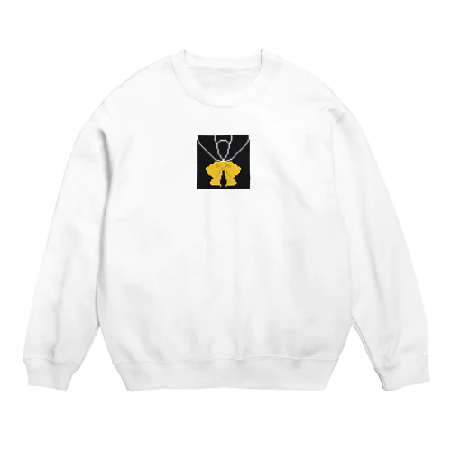 ドット絵セーラー服(黒黄) Crew Neck Sweatshirt