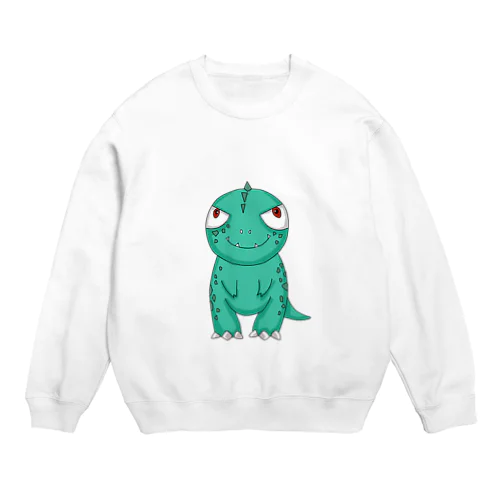 かわいい恐竜 Crew Neck Sweatshirt