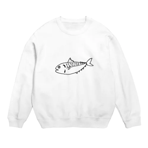 魚好きの人のグッズ Crew Neck Sweatshirt