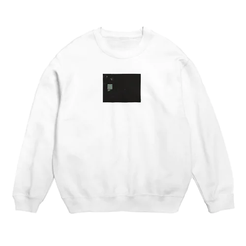 深夜の自動販売機。 Crew Neck Sweatshirt