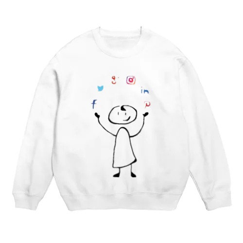 My items3 Crew Neck Sweatshirt