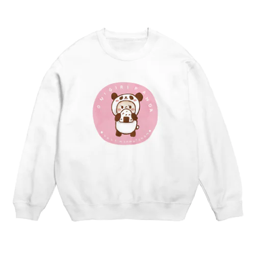 おにぎりパンダ Crew Neck Sweatshirt