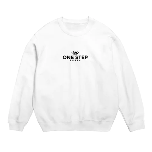 ONE STEP CROWN Crew Neck Sweatshirt