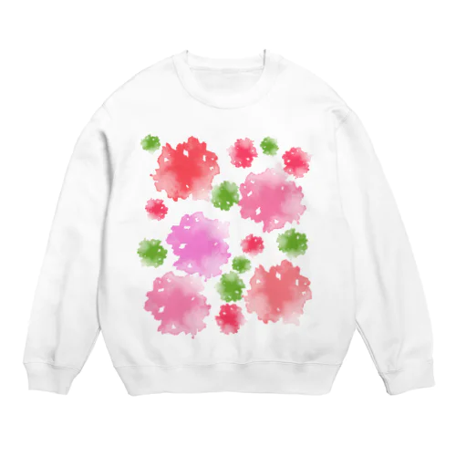 薔薇（ばら） Crew Neck Sweatshirt