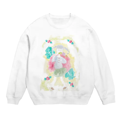 花の香り Crew Neck Sweatshirt